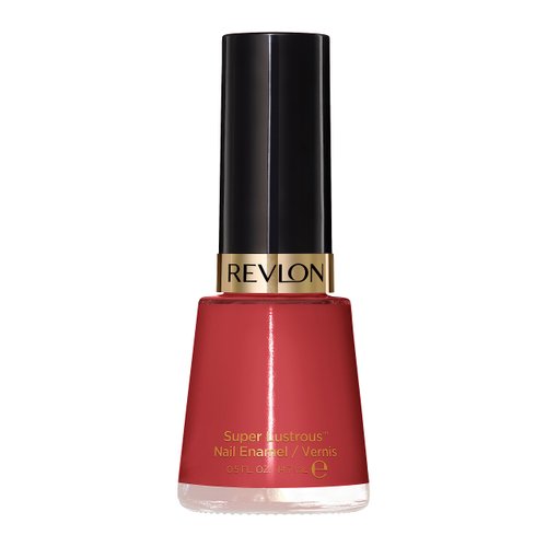 Revlon Nail Enamel, Chip Resistant Nail Polish, Glossy Shine Finish, in Red/Coral, 161 Teak Rose, 0.5 oz