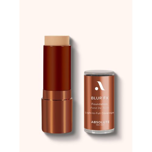Absolute New York Cream and Sugar Blur Fx Stick Foundation, Women Make-up Cosmetic Accessories, Long-Lasting Formula, Ideal for All Skin Types