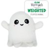 1i4 Group Warm Pals Scented Glow in The Dark Ghost, Microwavable Heatable and Coolable Bedtime Comfort Plush Toys Filled with Natural Grains and Lavender