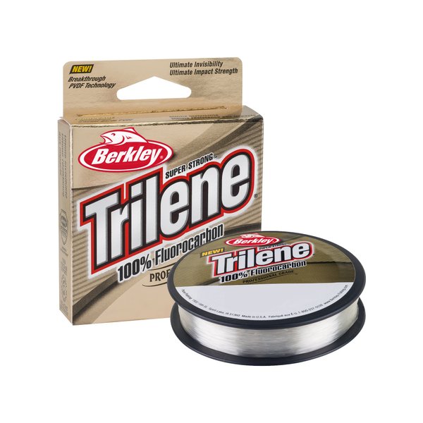 Berkley Trilene® 100% Fluorocarbon, Clear, 12lb | 5.4kg, 110yd | 100m Fishing Line, Suitable for Freshwater Environments