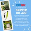 HydroSpike Dripper (3-Pack) Worry-Free Adjustable Drip Flow Watering Kit - Outdoor & Indoor, Irrigation Stakes for Plants Garden Pots & Containers, Uses Bottle, No Hose Devices Waterer System