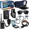 Metemot 9Pcs Police Toys, Police Costume Accessories for Kids, Cop Costume Accessories, Toy Handcuffs, Police hat, Police Officer Costumes Gear for Kids, Halloween for Kids Boys Girls