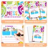 YQV Art Birthday Party Invitations, 20-Count Painting Birthday Party Invites With Envelopes-HBYQK-B57