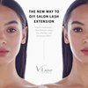 VLuxe Extended Clear Band Faux Mink Cluster, Ultra Comfort False Eyelashes with Light & Clean Extension Look, Clean Thin Band for Natural Blending