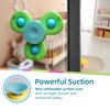 LiKee Strong Suction Cup Fidget Spinnerz Sensory Bath Toys for Baby 12 18 Months Airplane Car Travel Table & Window Toys for 1 2 Year Old Toddler Boys and Girls (Insect-1)