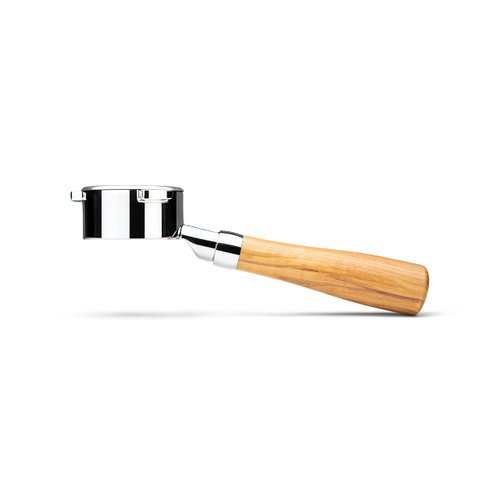 Crema Coffee Products - 58mm Bottomless Portafilter - For Breville - Not suitable with E61 groupheads - Dual-Boiler, Oracle, Oracle Touch (Olivewood, 54mm)