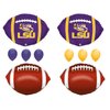 C and S Party Supply Louisiana LSU Football Game Day Birthday party balloons Decorations