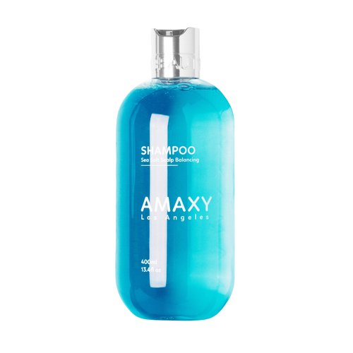 AMAXY Sea Salt Shampoo | Oily Control & Max Volume, Clarifying for Build Up, Dirt and Hard Water- Silicon & Paraben Free - for Oily Hair, Men and Women-13.4 fl oz