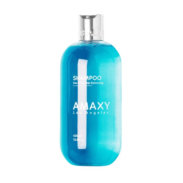AMAXY Sea Salt Shampoo | Oily Control & Max Volume, Clarifying for Build Up, Dirt and Hard Water- Silicon & Paraben Free - for Oily Hair, Men and Women-13.4 fl oz