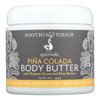 Soothing Touch Pina Colada Body Butter, 16 Oz, Moisturizing, Vegan, Nourishing Formula