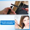 Ptwola 1 PCS Mini Quiff Roller Round Brush for Blow Drying Short Hair Small Portable Curly Teasing Combs Tiny Travel Bangs Brush Nylon Bristles Hairbrush for Women Men Fine Hair Styling Beard Lifting