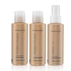 MOEHAIR Travel Trio pack of Protein Infused Shampoo (3.4 Fl Oz), Protein Infused Conditioner (3.4 Fl Oz) and Leave-in Conditioner (3.4 Fl Oz) | Hair Strengthening Moisturizing and Hydrating Travel Size Hair Care Set