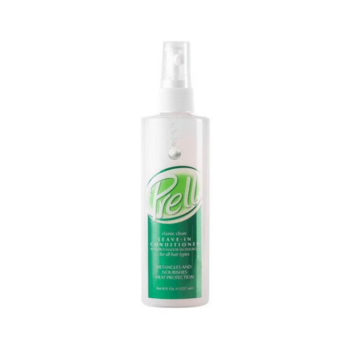 Prell Classic Clean Leave-in Conditioner, Detangles and Nourishes Heat Protection 8 fl. oz for All hair Types, 6 Pack