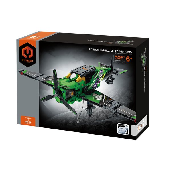 Dakott STEM Mechanical Transmission Engineering Building Toy, Rescue Aircraft Building Blocks Take Apart Toy, 313 Pcs DIY Building Kit, Learning Engineering Construction Toys