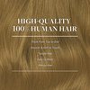 GOO GOO Clip in Hair Extensions Real Human Hair, 16inch 120g 7Pcs, 8C Ash Brown, Remy Human Hair Extensions Clip ins for Women, Natural Human Hair