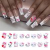 Cute Cat Nail Charms Cartoon Nail Art Charms 3D Kawaii Cat Design Nail Rhinestones Cute Nail Charms for Acrylic Nails Cartoon Flatback Charms Nail Jewelry for DIY Craft Phone Case Decoration