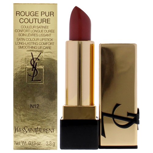 Yves Saint Laurent Rouge Pur Couture Satin Lipstick - N12 Nude Instinct for Women - 0.13 oz Lipstick