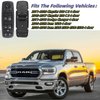 68139805AB Front Driver Side Master Power Window Switch Replacement for 2011-2020 Chrysler 300, 2015-2017 Chrysler 200, 2011-2019 Dodge Charger, 2016-2022 Ram 1500 2500 3500 4500 5500, OE 68139805AA