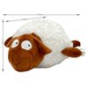 Glory To Dog Roly-Poly Lamb Plush Dog Toy with Krinkle and Squeaker