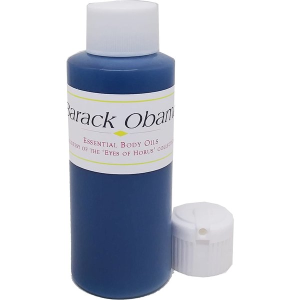 TCEShop Barack Obama For Men Scented Body Oil Fragrance [Flip Cap - Blue - 2 oz.] - ID#3786