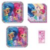 Shimmer and Shine Birthday Party Supplies Bundle Set includes Plates and Napkins (Bundle for 16)