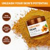 SBS STOW BULK SUPPLY Turmeric Cream for Face & Body — Natural Moisturizer W/Vitamin E, Olive, Coconut Oil — Acne & Wrinkle Cream, Dark Spot & Pore Cleansing (10.6 Fl Oz)