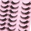 False Lashes Natural Look Fluffy Faux Mink Eyelashes Wispy Fox Eye Lashes That Look Like Extensions 3D Mink Lashes Natural Strip Lashes Pack by Kiromiro 14 Pairs