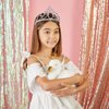BLUE PANDA 12 Pack Silver Tiara for Girls, Princess Dress Up Crown for Kids Costume Birthday Party Favors in Bulk