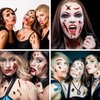 60 SHEET Halloween Scar Tattoos, 60 Sheet Halloween Zombie Scars Tattoo Stickers Fake Scab Blood Special Fx Costume Makeup Props, Halloween Make Up Party Scar Tattoo Masquerade Prank Prop Decorations