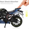 Risopen 1/12 Kawasak Ninja Motorcycle Model Toy Mini Alloy Metal Diecast Motorcycle Model Blue Motorcycle Model Toy Sport Motorcycle Racing Model Collection Gift for Men Kid Boy (ZX-6R)