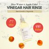 mimosu Apple Cider Vinegar Hair Rinse with Rice Water 10fl.oz, Rice Water for Hair Growth Cleansing Conditioner,Gentle Scalp Cleanser for Build Up, Glycolic Acid Dandruff Treatment
