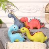 4 Packs Dinosaur Stuffed Animal Cute Dinosaur 9 Inch Dinosaur Plush Toys Adorable Soft Dinosaur Toy for Kids Baby Birthday Party Favors