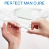 3 Pieces Cuticle Curved Scissors Manicure Scissors Stainless Steel Facial Hair Grooming Scissors Multi-purpose Curved Craft Scissors Cuticle Scissors for Nail, Eyebrow, Eyelash, Dry Skin Curved Blade
