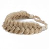 TOECWEGR Synthetic Hair Braided Headband Classic Wide Strands Wedding Disorderly Fluffy Braids Wig Band Women Beauty Accessory