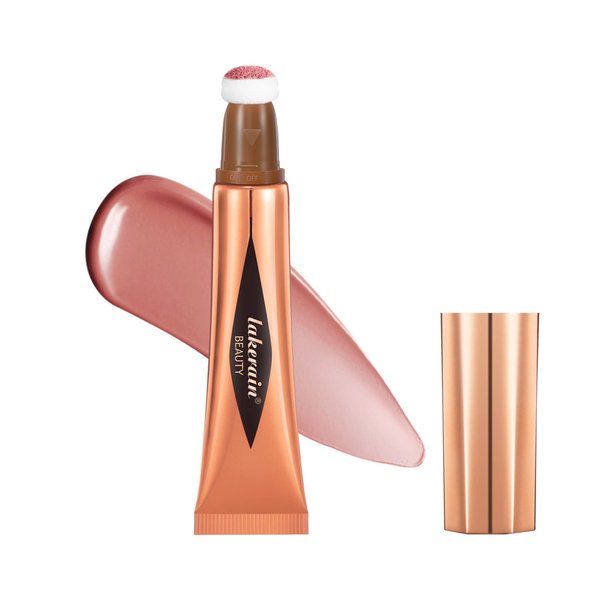 YU KUI LX Liquid Blush Stick, Beauty Stick, Cream Blush, Liquid Blush For Cheeks, Beauty Blush Stick With Cushion Applicator, Multifunctional Makeup Beauty Stick (01#)