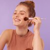 essence | Blush & Highlighter Brush | Long, Soft Bristles for Pressed & Loose Powder Makeup Application & Blending | Vegan & Cruelty Free