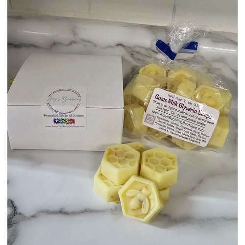 Honeycomb Honey Bee Baby Shower Favors - Birthday Party Goats Milk & Honey Scent Soaps Gender Reveal Party Pack of 20