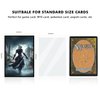 Katomula 100 PCS MTG Card Sleeves with 100 PCS Perfect Fit Sleeves, Art Matte Card Sleeves with Inner Sleeves - Fit Standard Size Cards - Assassin