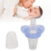 Infant Pacifier Feeder, 10ml Silicone Removable Baby Liquid Dispenser, Nipple Type Baby Feeder with Capacity Scale for Home Travel, 3.3 x 2.4inch
