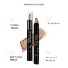 VolksRose 16 Colors Eyeshadow Shimmer Stick, Highlighter Eye Shadow Stick Set, Colorful Eyeshadow Pencil Crayon Creamy, Waterproof Pearly Sparkle Glitter Cream Stick Pen EyeLiner Makeup for Women