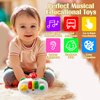 FANELEQU Mushroom Game Controller Early Learning Education Toy, Baby Musical Toys with Sounds & Lights, Toddler Montessori Sensory Learning Toys, Infant Gift for Boys Girls