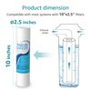 AQUA CREST AP110 Whole House Water Filter, Sediment Filter, 5 Micron, Replacement for 3M® Aqua-Pure AP110, Culligan® P5, APEC, GE FXUSC, Whirlpool®, Any 10" x 2.5" Home Water Filter, Pack of 4