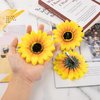 Framendino, 12 Pack Sunflower Hair Clip Flower Hair Pins Duckbill Hairpin Alligator Barrettes Clamp Hair Accessories for Women Girls Summer Beach Party