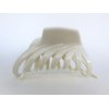 Generic Blonde creme white hair claw clip for medium fine hair