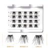 VLuxe Extended False Eyelashes Faux Mink Featherlight Reusable Artificial Eyelashes Multipack Lash Clusters