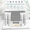 Infuse Amenity Kit | Boxed Hotel Toiletries | Bulk Set 1 oz Travel Size Shampoo, Conditioner, Lotion, Body Wash & Cleansing Bar for Guest Hospitality AirBnB/Vacation Rentals | 1 set per case