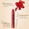 MAEPEOR Matte Liquid Lipstick Set 12PCS Smooth Creamy Velvet Lipstick Long-Lasting Waterproof Smudgeproof Lip Gloss for Women and Girls (Matte, 12PCS-02)