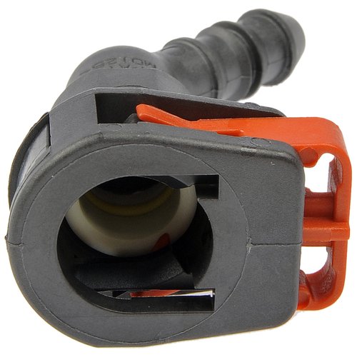 Dorman 800-134 Fuel Line Connector 3/8 In. Steel To 5/16 In. Nylon With 45 Degree Bend, 2 Pack