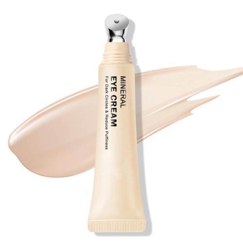CAHIUYOA Mineral Sun Screen Eye Cream Under Eye Cream for Dark Circles and Fine Lines Travel Size...