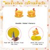9 PCS Chicken Honeycomb Centerpieces Table Decorations Chicken Table Centerpieces for Chicken Party Supplies Chicken Birthday Party Decorations Farm Animals Decorations